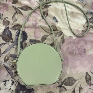 Mint Green Circle Crossbody Bag
